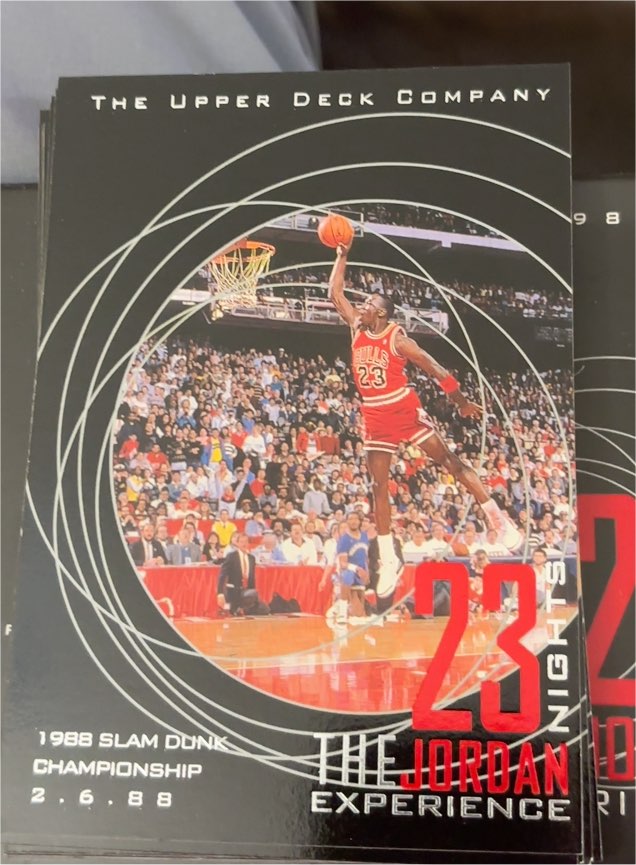 1988 Upper Deck 23 Nights The Jordan Experience #23 Michael Jordan — front