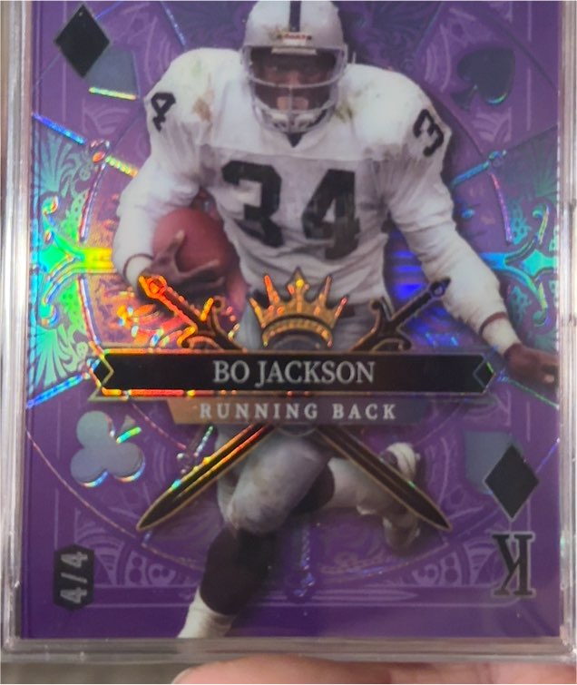 2024 Wild Card 5 Card Draw Stacked Deck #4/4 Bo Jackson — front