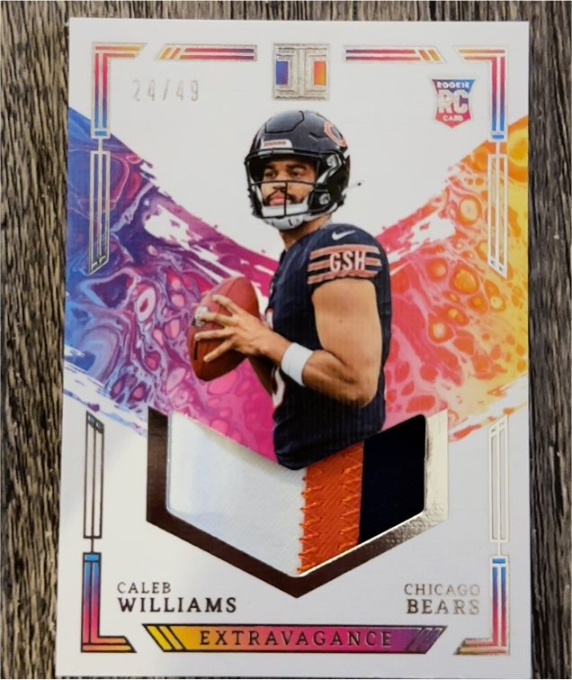 2024 Panini Impeccable Extravagance #EP-CWS Caleb Williams — front