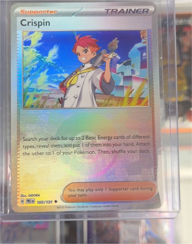 2024 Pokémon TCG Prismatic Evolutions #105 Crispin — front