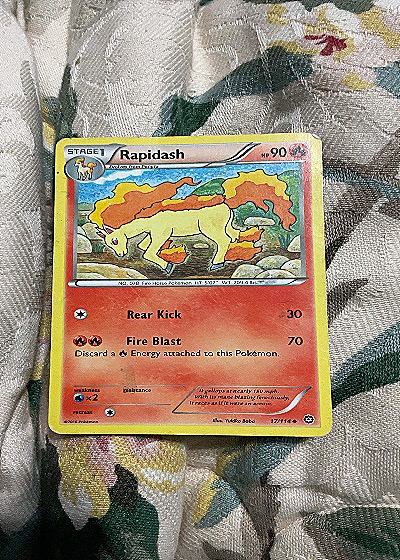 2016 Pokémon Steam Siege #17 Rapidash — front