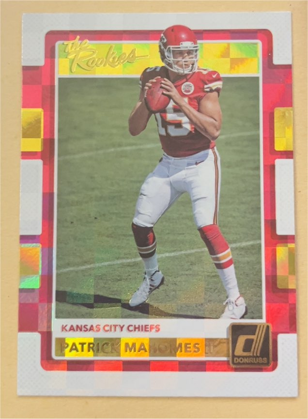 2017 Donruss The Rookies #7 Patrick Mahomes II — front