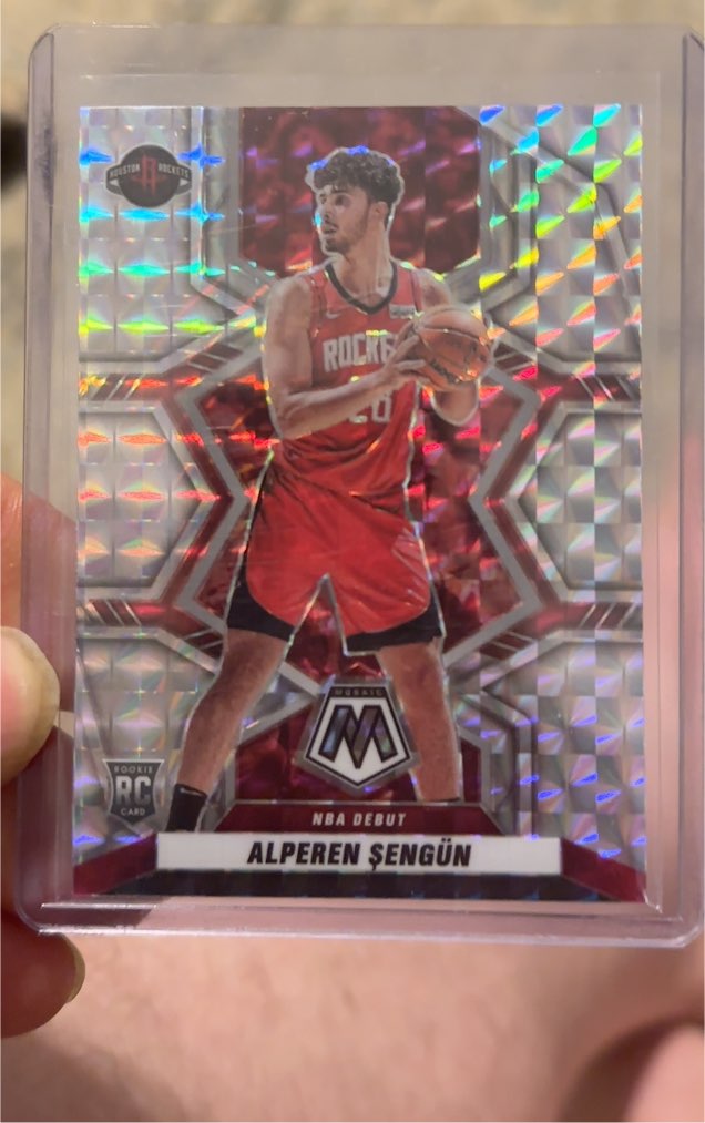 2021-22 Panini Mosaic NBA Debut Alperen Şengün — front