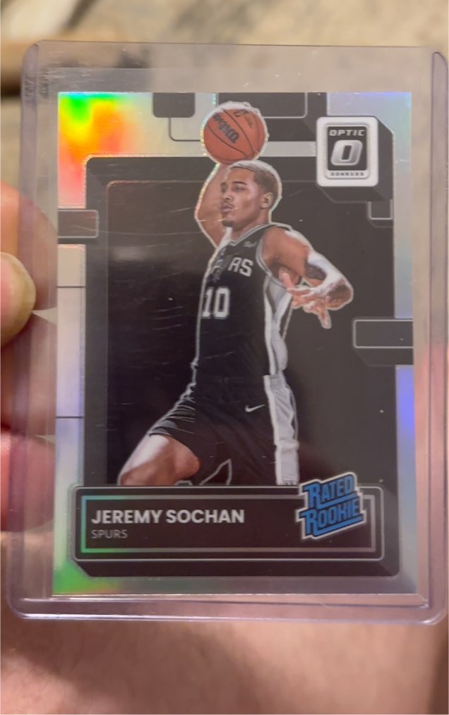 2022-23 Donruss Optic #236 Jeremy Sochan — front