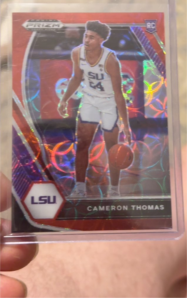 2021 Panini Prizm Draft Picks #18 Cameron Thomas — front
