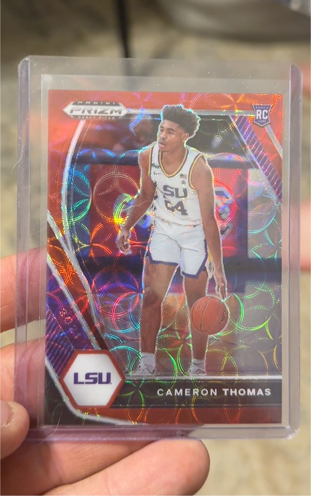 2021 Panini Prizm Draft Picks #18 Cameron Thomas — front