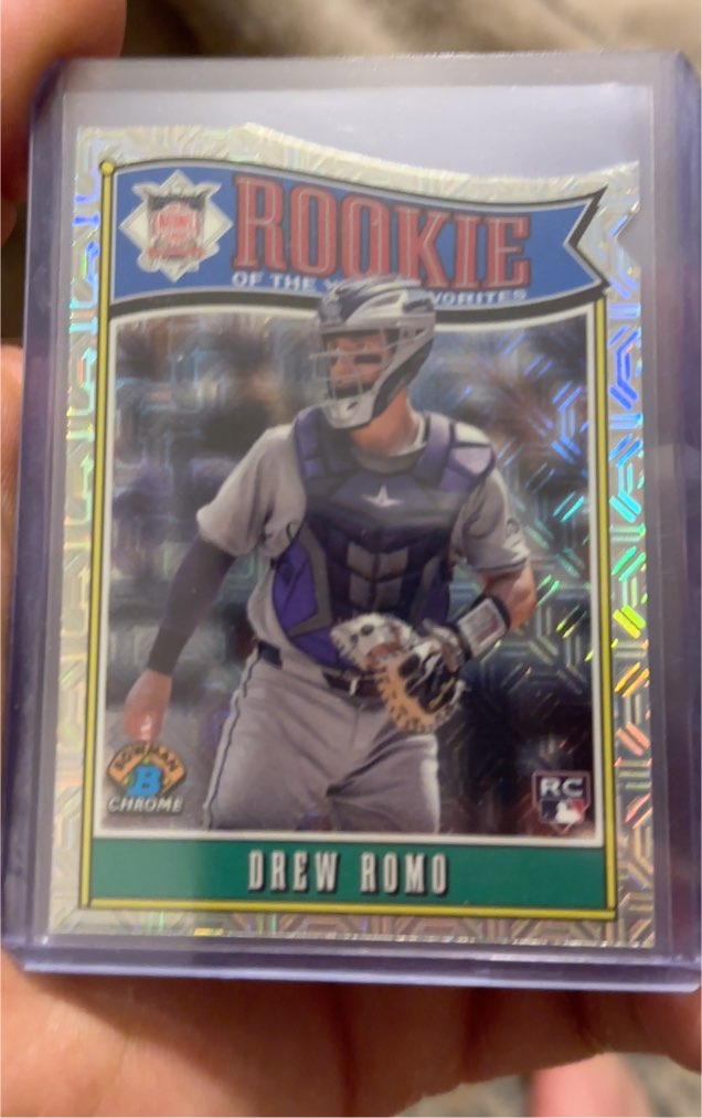 2025 Bowman Chrome ROY #ROY-9 Drew Romo — front