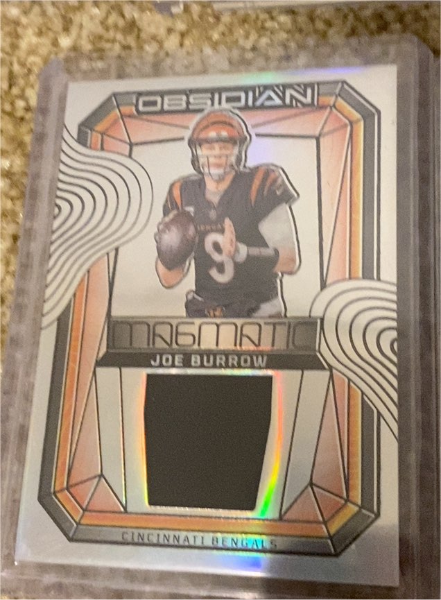 2024 Panini Obsidian Magmatic Memorabilia #MM-JBW Joe Burrow — front