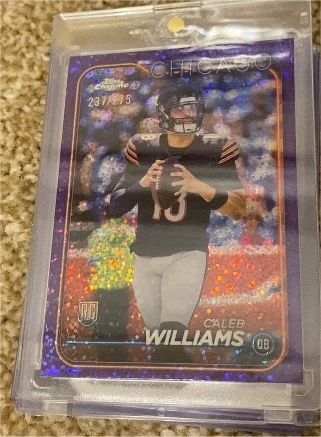 2024 Topps Chrome #202 Caleb Williams — front