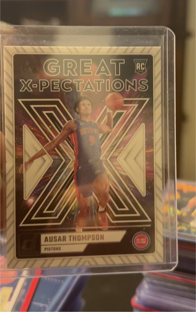 2023-24 Panini Donruss #15 Ausar Thompson Great X-Pectations Rookie Card — front