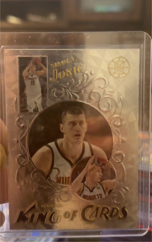 2021-22 Panini Illusions #5 Nikola Jokic King of Cards — front
