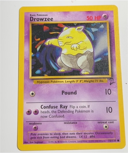 1999 Pokémon Base Set #49 Drowzee — front