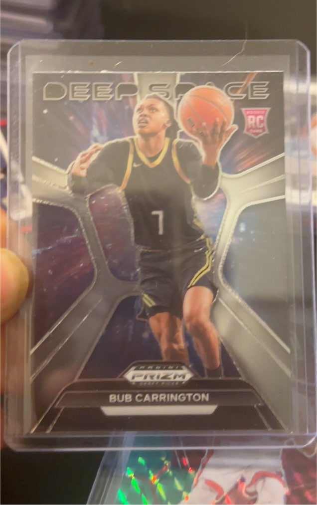 2024 Panini Prizm Draft Picks Deep Space #21 Bub Carrington — front