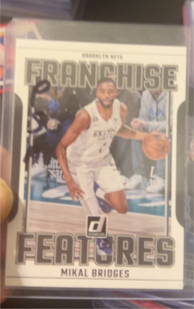 2023-24 Panini Donruss #2 Mikal Bridges Franchise Features — front