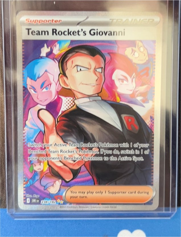 2025 Pokémon Destined Rivals #238/182 Team Rocket's Giovanni — front