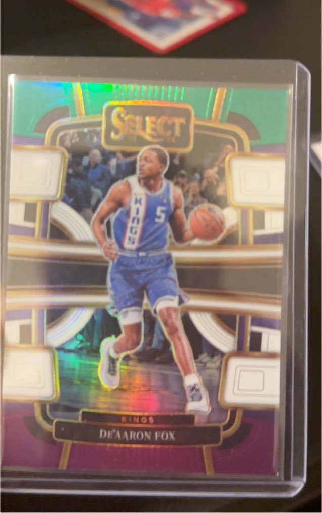 2023-24 Panini Select #49 De'Aaron Fox — front