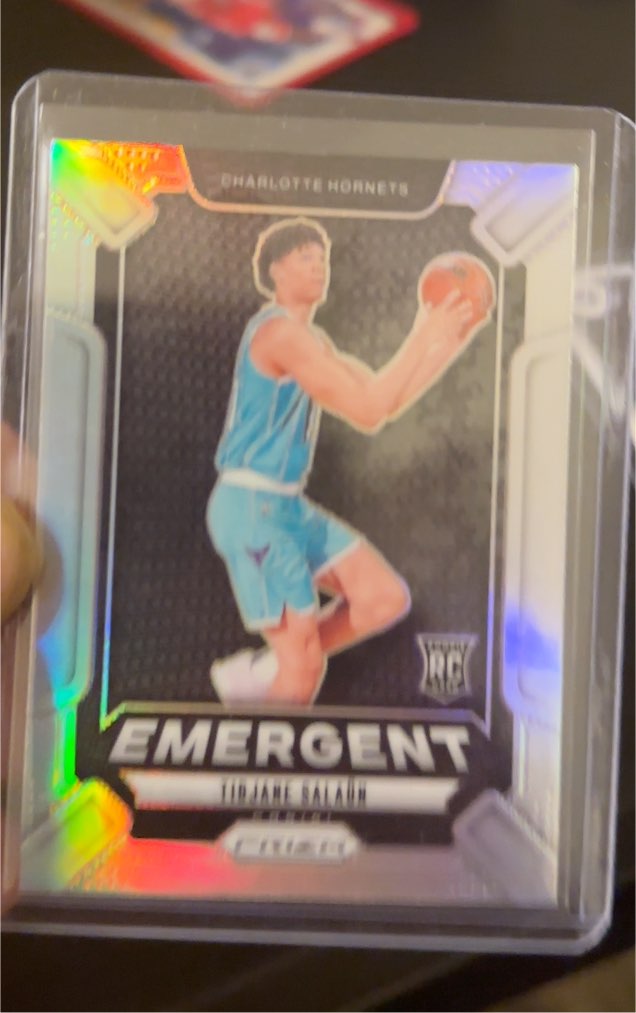 2024-25 Panini Prizm #5 Tidjane Salaun Emergent — front