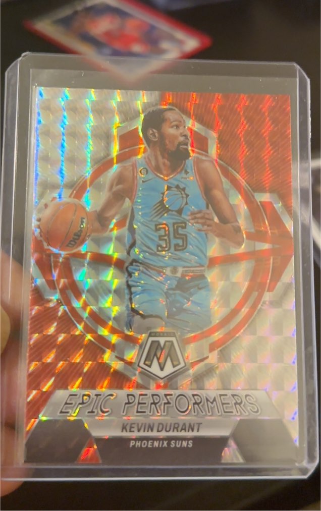 2022-23 Panini Mosaic Epic Performers Kevin Durant — front