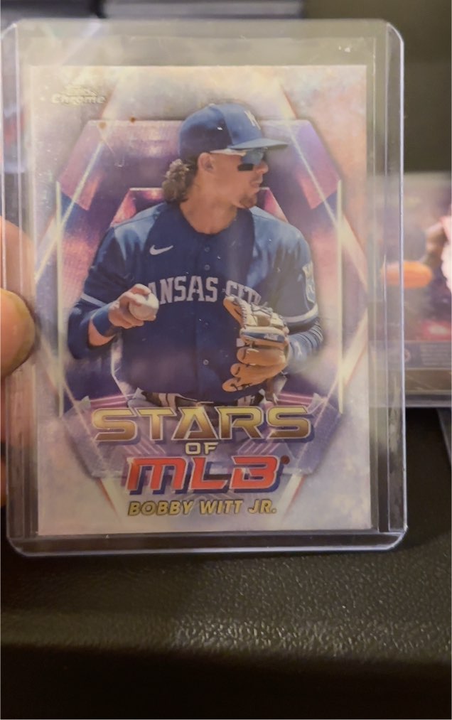 2023 Topps Chrome Stars of MLB #SMLBC-17 Bobby Witt Jr. — front