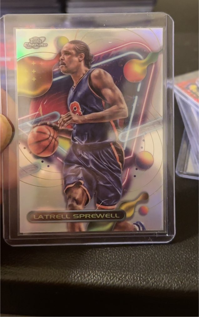2023-24 Topps Cosmic Chrome #145 Latrell Sprewell New York Knicks — front