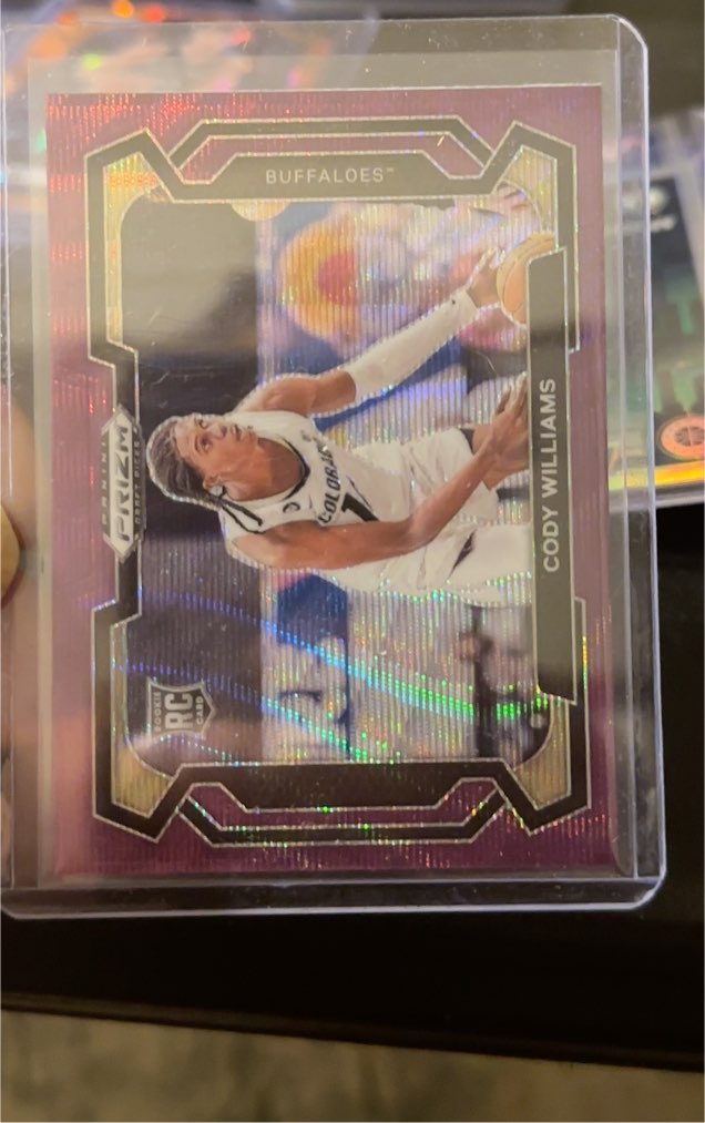2024 Panini Prizm Draft Picks #80 Cody Williams Red Wave Prizm RC — front