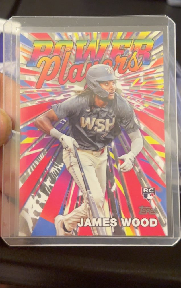 2025 Topps Series 1 Celebration #PP-23 James Wood Power Players Rookie — front