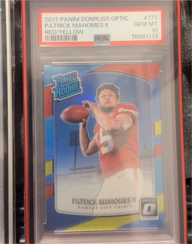 2017 Panini Donruss Optic #177 Patrick Mahomes II — front