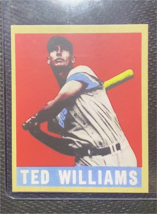 1948 Leaf #76 Ted Williams — front