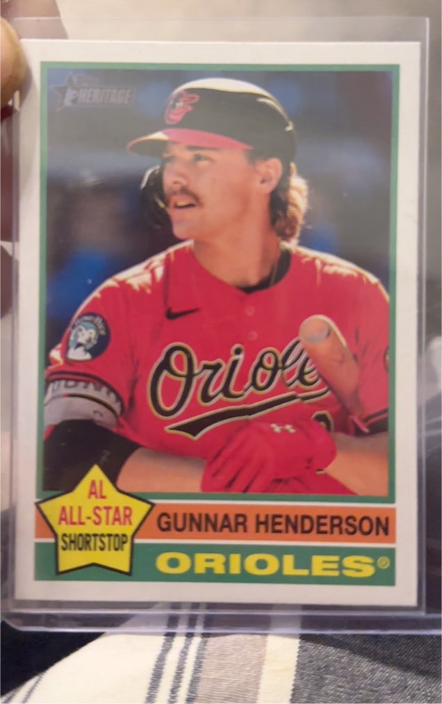 2025 Topps Heritage #174 Gunnar Henderson — front