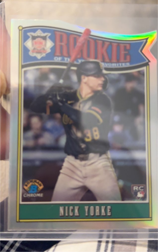 2025 Bowman #ROY-14 Nick Yorke Rookie of the Year Favorites — front