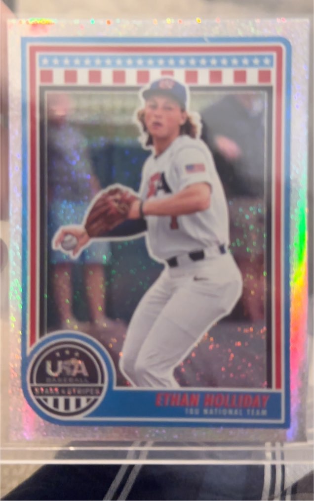 2025 Panini Stars and Stripes #14 Ethan Holliday — front