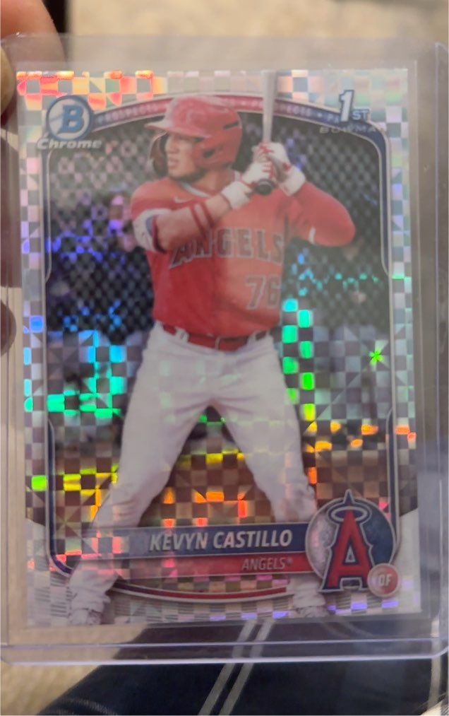 2025 Bowman Chrome #BCP-82 Kevyn Castillo — front