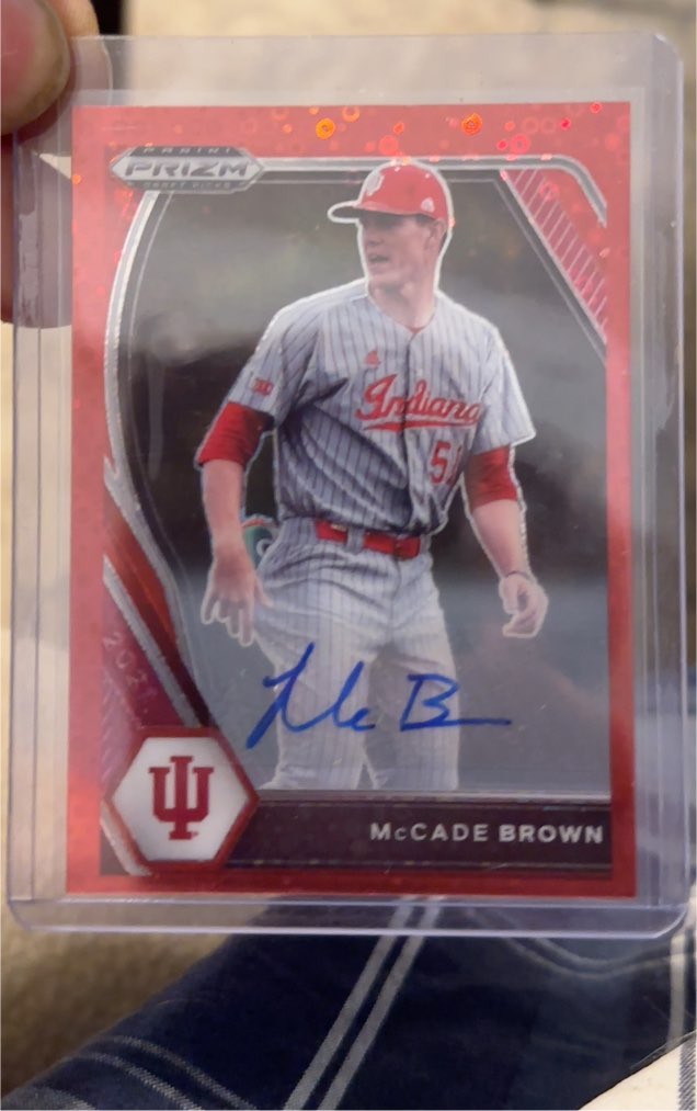 2021 Panini Prizm Draft Picks #PDP79 McCade Brown — front