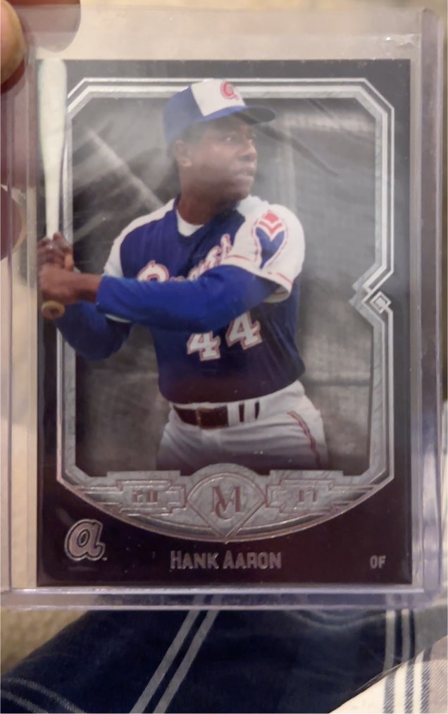 2017 Topps Museum Collection #64 Hank Aaron — front
