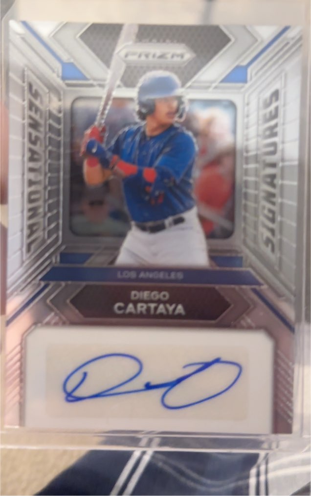 2024 Panini Prizm Sensational Signatures #SS-DC Diego Cartaya — front