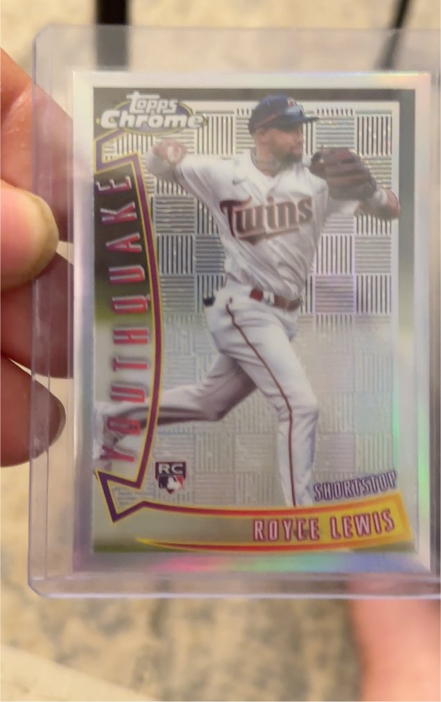 2022 Topps Chrome Sonic 1996 Youthquake #YQ-24 Royce Lewis — front