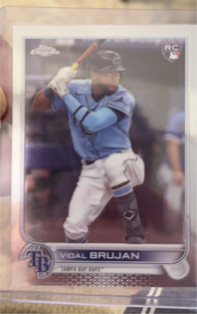 2022 Topps Chrome #134 Vidal Brujan — front