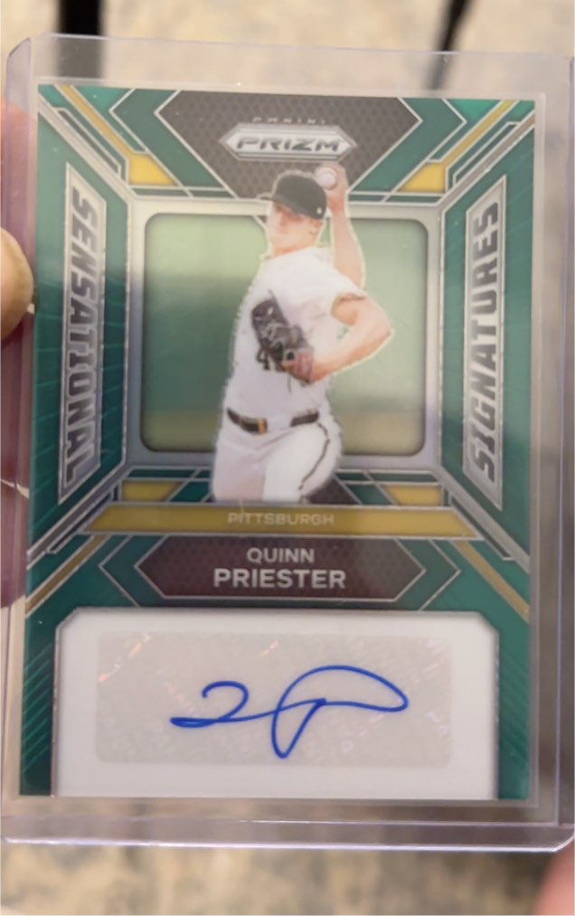 2024 Panini Prizm #SS-QP Quinn Priester Sensational Signatures — front