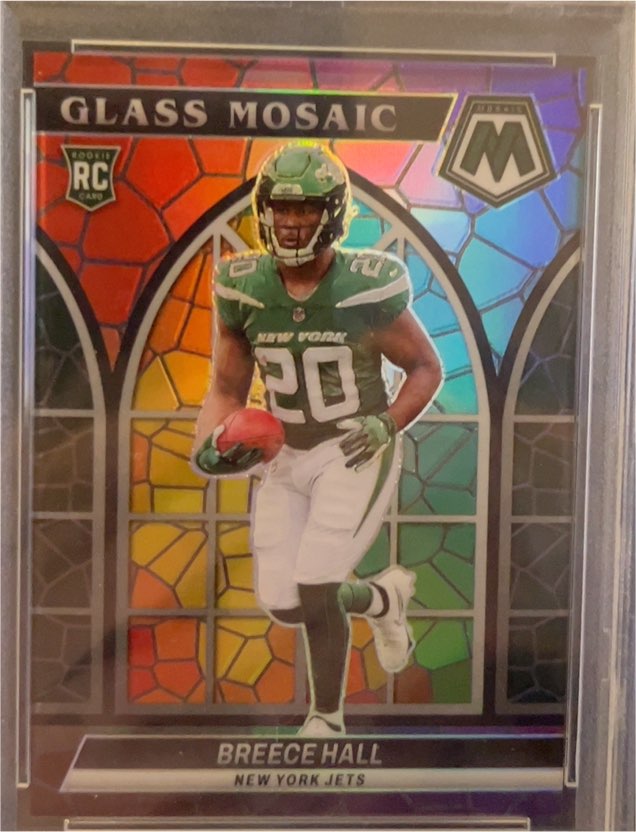 2022 Panini Mosaic Glass Mosaic #GM-20 Breece Hall — front