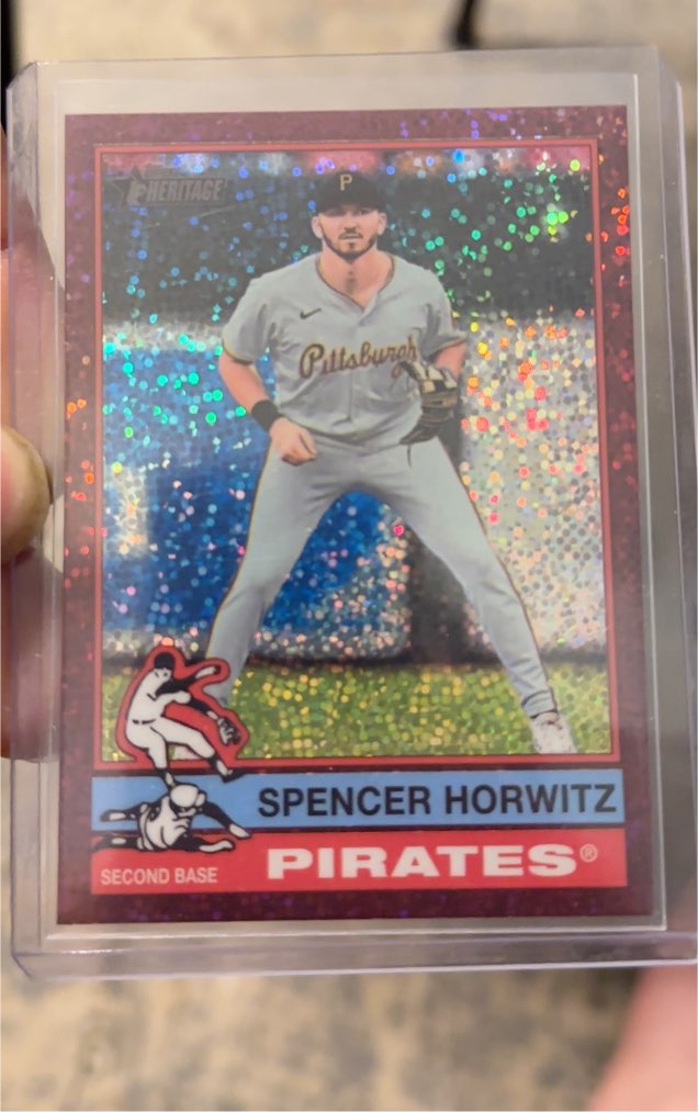 2025 Topps Heritage #75 Spencer Horwitz — front