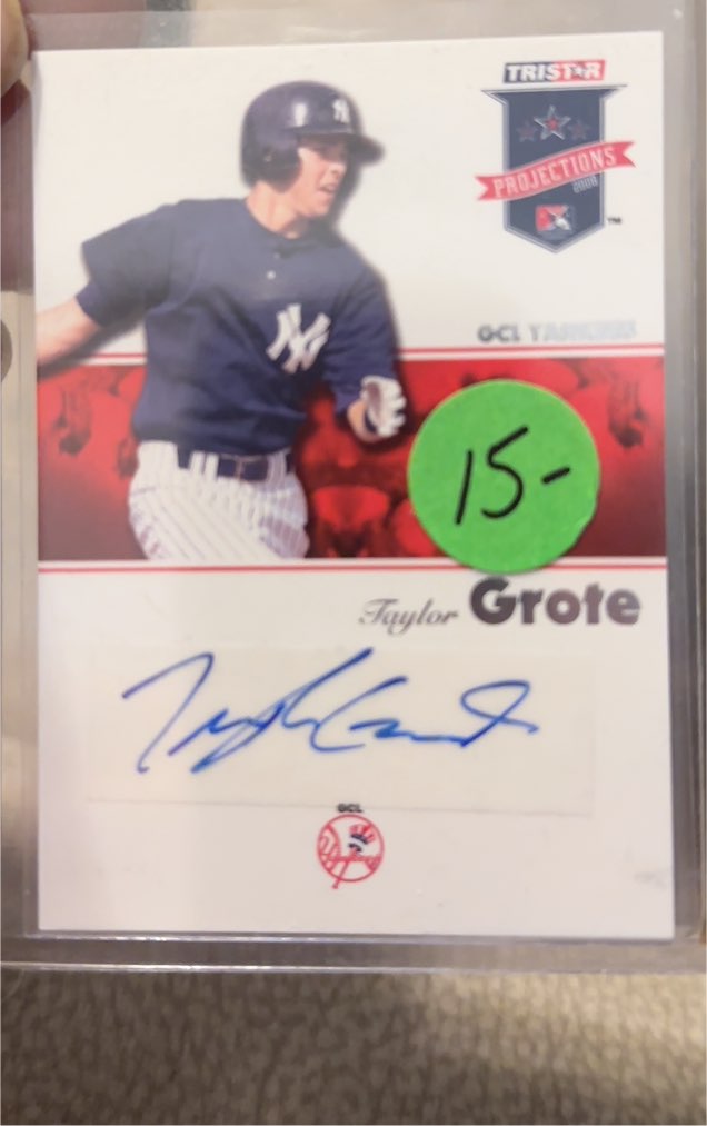 2008 TriStar PROjections #325 Taylor Grote — front