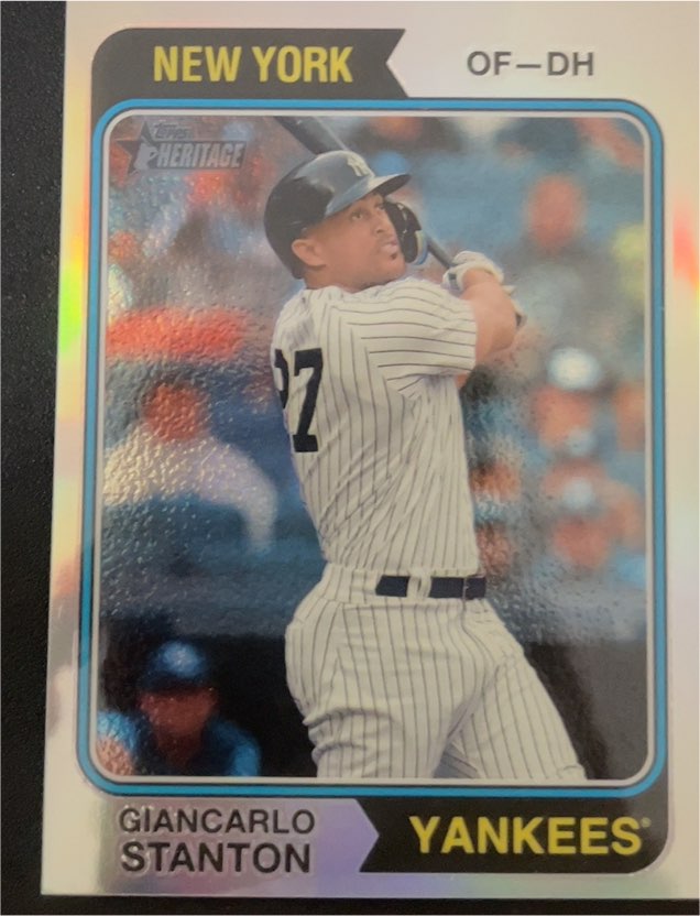 2023 Topps Heritage #81 Giancarlo Stanton — front