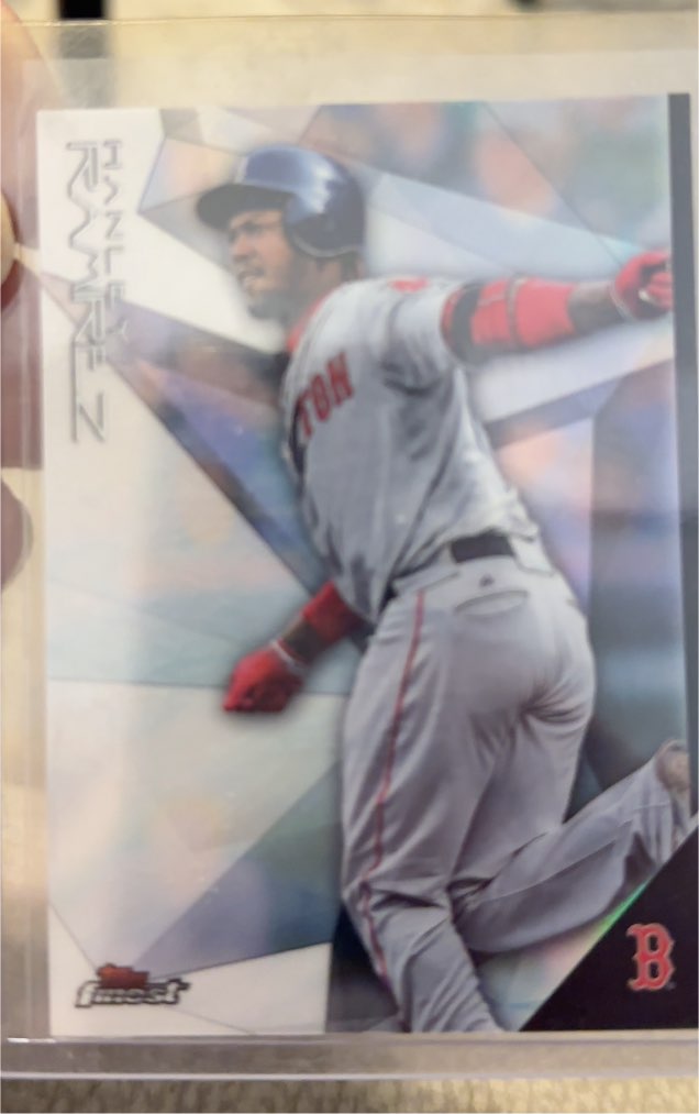 2015 Topps Finest #9 Hanley Ramirez — front