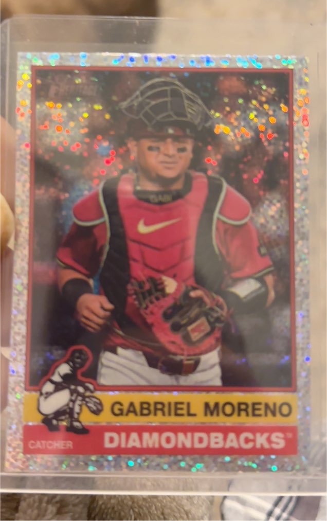 2025 Topps Heritage #498 Gabriel Moreno — front