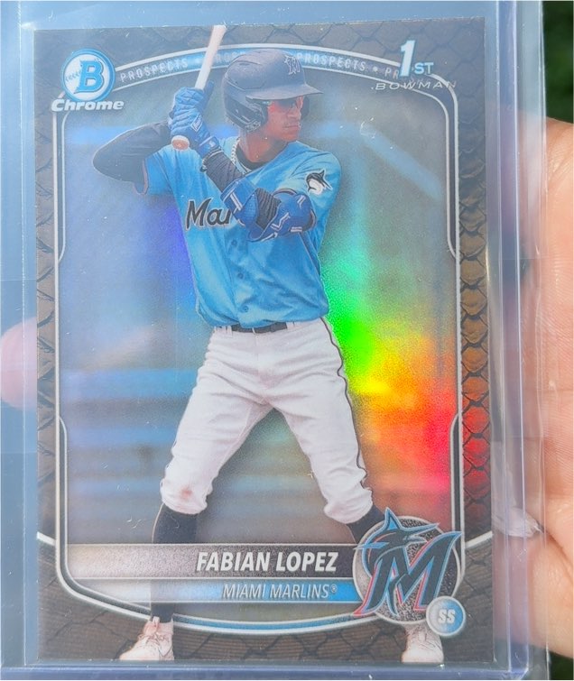 2025 Bowman Chrome #BCP-19 Fabian Lopez — front