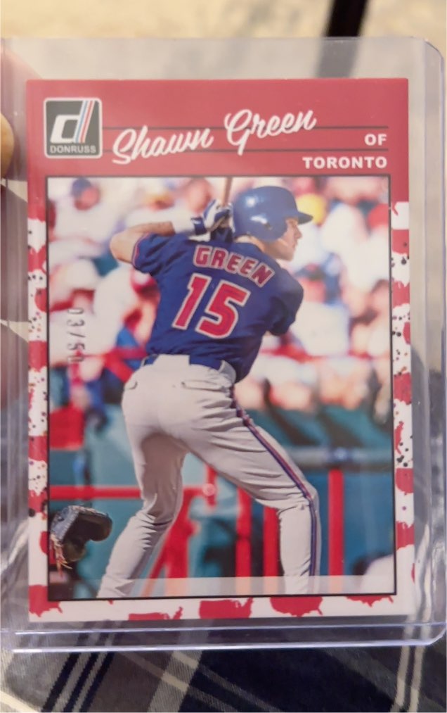 2023 Donruss #271 Shawn Green Toronto Blue Jays — front