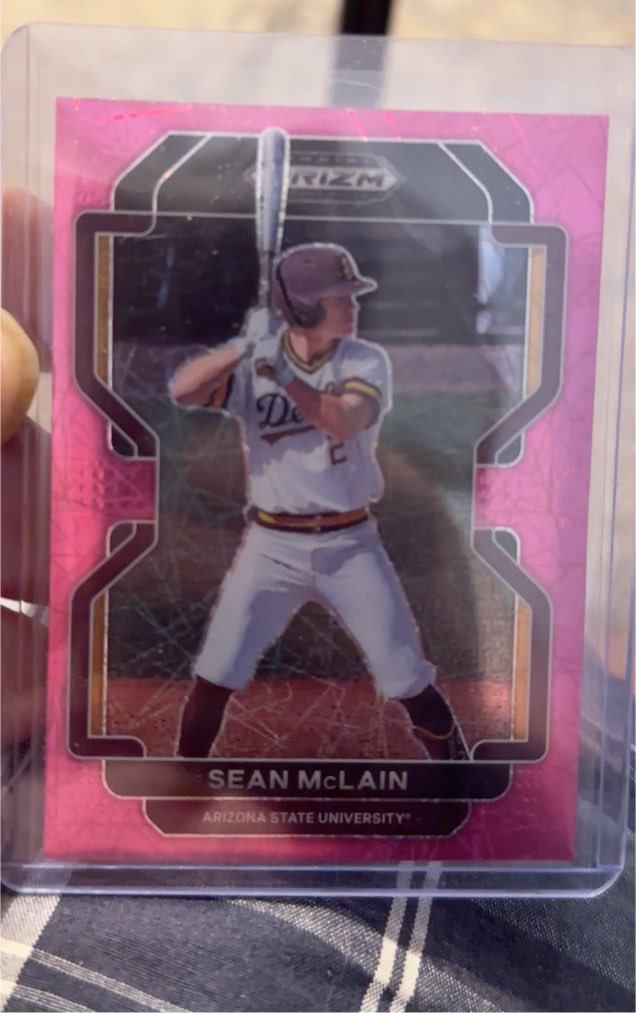 2022 Panini Prizm Draft Picks #PDP165 Sean McLain — front