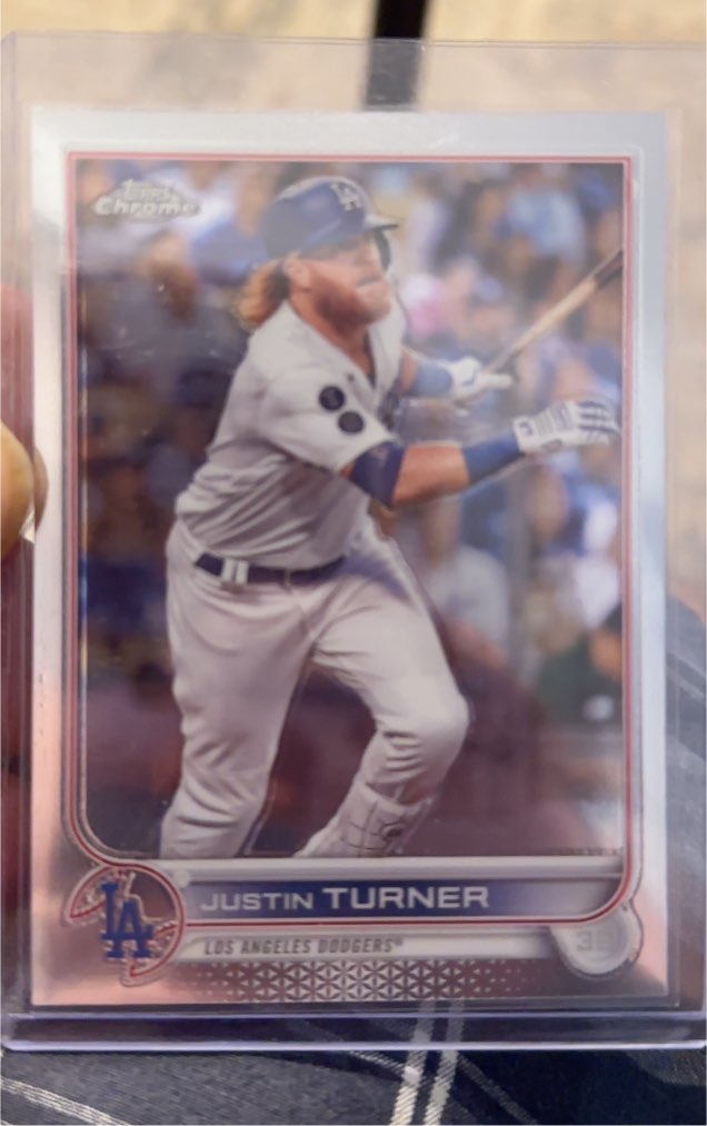 2022 Topps Chrome #194 Justin Turner — front