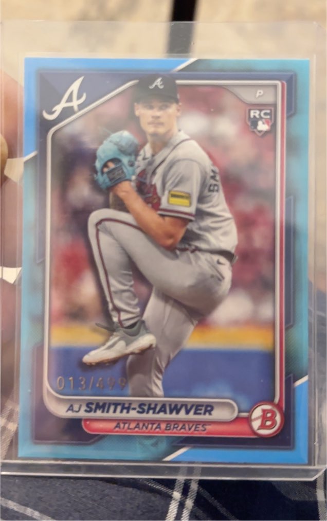 2024 Bowman #63 AJ Smith-Shawver — front