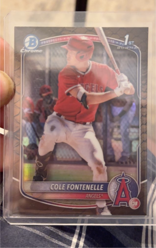 2025 Bowman Chrome Prospects #BCP-32 Cole Fontenelle — front
